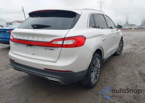 2016 Lincoln Mkx Reserve z USA, uszkodzony, nr VIN 2LMPJ6LP6GBL54007